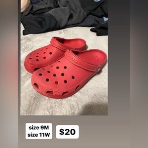 red crocs